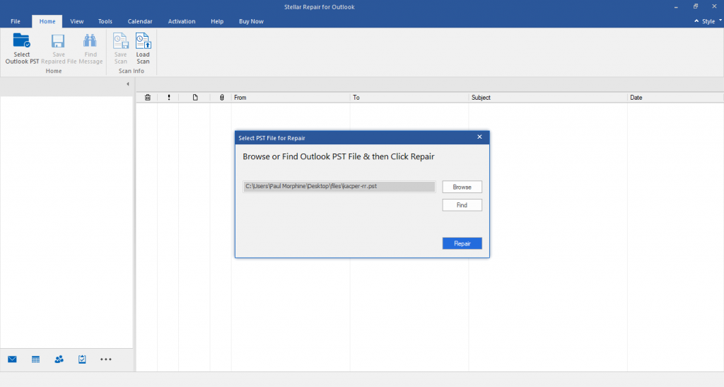 Kako vratiti Outlook PST podatke s zvjezdanog popravka za Outlook 3