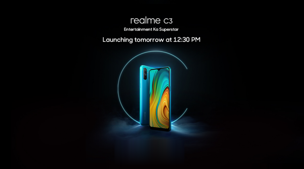 Realme C3 to be launched on February 6 at 12:30 PM