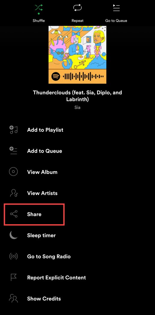 How to add Spotify Songs to Instagram Story
