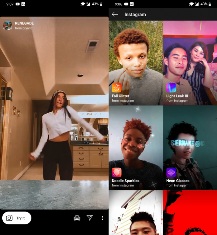 All Popular Instagram Face Filters List