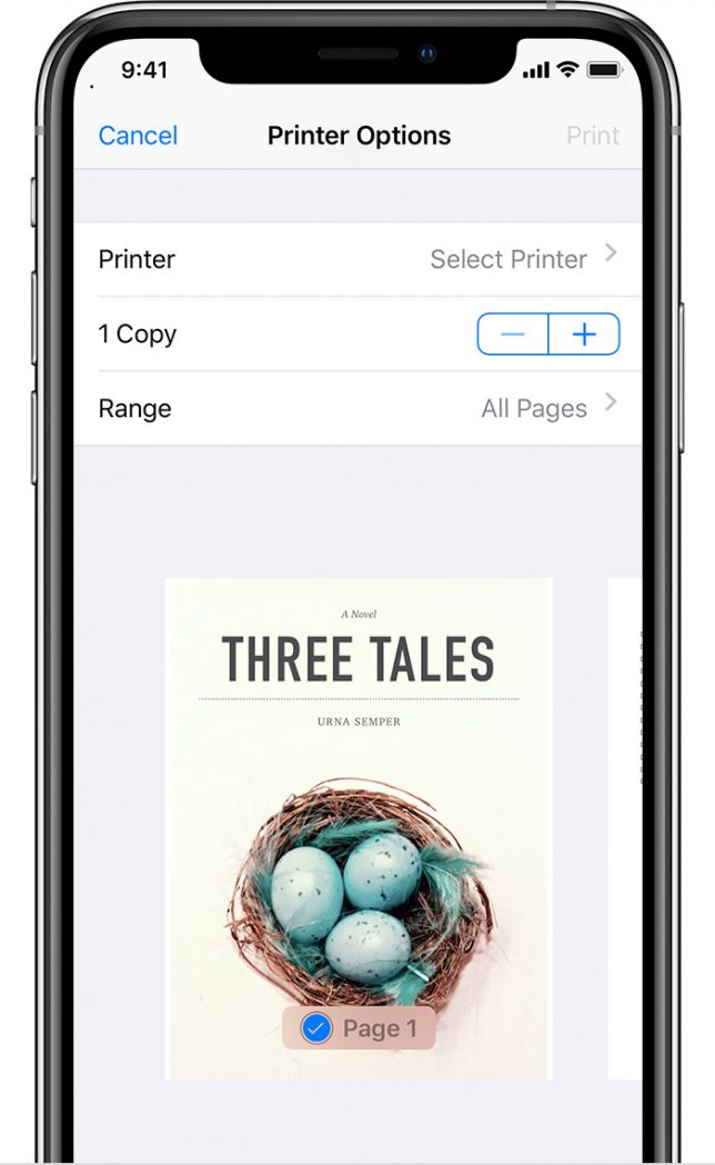 ios13 iphone xs pages airplay print printer options scaled