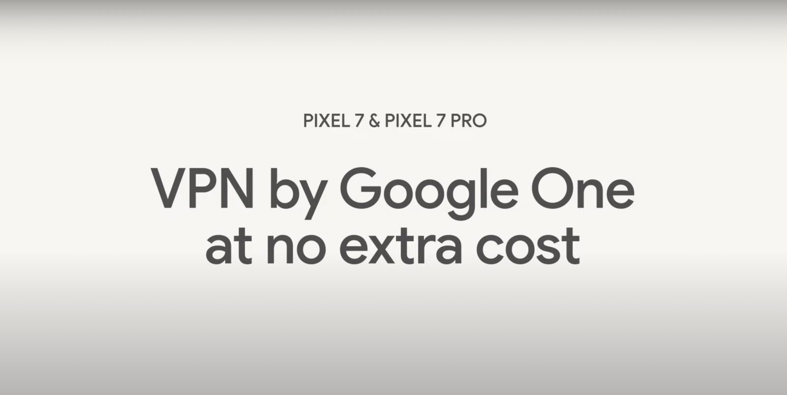 Google Pixel 7 users can access the VPN before the year-end